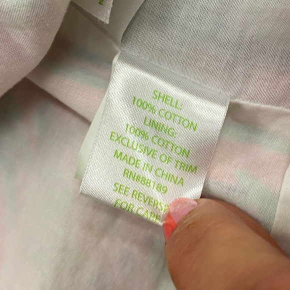 Lilly Pulitzer Ember Shift Skeeveless Multicolor Sheath Lace Dress size 4 - Picture 8 of 8